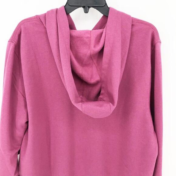 IDEOLOGY Womens Hoodie Sweatshirt XXL Pink Fleece Relaxed Fit NWT - Picture 7 of 11